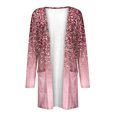 thumbnail image 3 of DecSea Womens Long Sleeve Open Front Cardigans Chunky Knit Draped Sweaters Outwear, 3 of 4