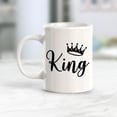 thumbnail image 5 of King 11oz Ceramic Coffee Mug | Coffee Mugs Ideas for Couples, 5 of 6