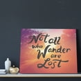 thumbnail image 3 of Logiee Not All Who Wander Are Lost Print Canvas Wall Art ,Art Poster,Canvas Decorative Picture,Decor Wall Pictures for Living Room Bedroom Bathroom,Ready to Hang, 3 of 6