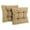 Sandstone, variant on Blazing Needles 19-inch Squared Spun Polyester Tufted Dining Chair Cushion (Set of Two)