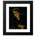 thumbnail image 2 of Akseli Gallen-Kallela 12x14 Black Modern Framed Museum Art Print Titled - Portrait of the German Actor Rudolf Rittner (1895), 2 of 5