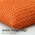 thumbnail image 4 of 20×20 Inch Decorative Throw Pillow Cover Set, Soft Corduroy Fabric, Textured Solid Design, Comfortable Accent for Sofa Couch or Bed, Hidden Zipper Closure, 2 Pack, 4 of 11