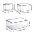 thumbnail image 2 of [CLEARANCE]Refrigerator Storage Box with Lid Food Storage Container Refrigerator Agricultural Product Saver Stackable Freezer Fresh Storage for Kitchen Produce Fruits And Vegetables, 2 of 6
