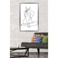 thumbnail image 2 of Woman - Continuous Line Drawing Wall Poster, 22.375" x 34", Framed, 2 of 3