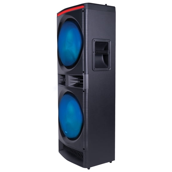 Gemini GPK Series Portable Bluetooth Home Karaoke Speaker System with LED Lights, TWS, Microphone, and Remote, GPK-1200