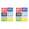 thumbnail image 1 of Paquete de 12 Coloridos Estuches para LáPices con Cremallera y 3 Anillos Estuche para LáPices de Tela Estuche para Carpetas Duradero AU Resistente con Ventana Transparente Adecuado, 1 of 5