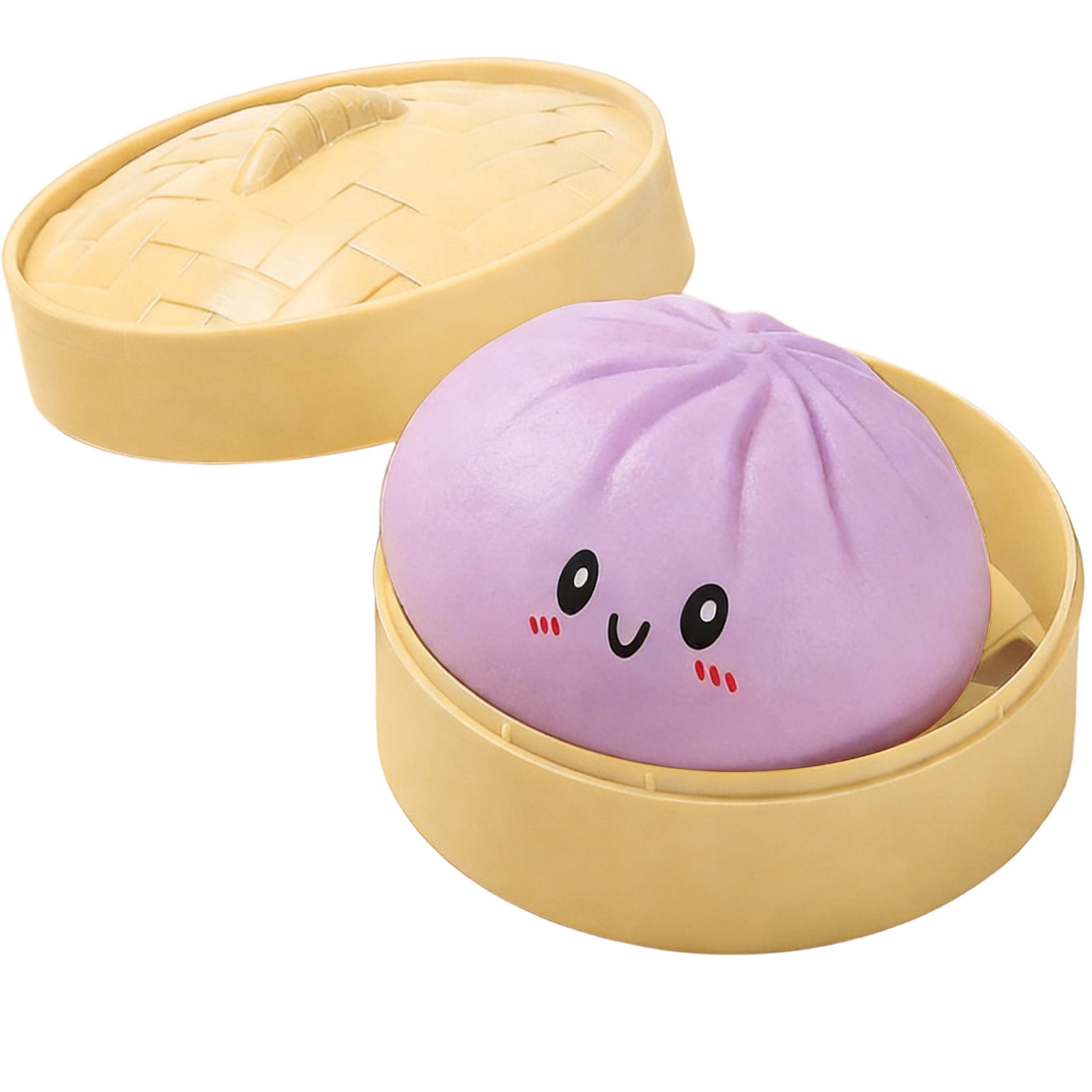 Giant Dumpling Squish-y, 3.9 Inch Jumbo Dumpling Stress Ball, Dumplings Squish-y Large Anxiety Relief Fidget Toy, Soft Squeeze Decompression Dough, Sensory Toys for Autism