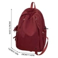 thumbnail image 3 of Travel Backpack Lightweight Nylon Middle Capacity,Water-Resistant with Adjustable Strap,for Unisex,for Daily School Travel Use, 3 of 6