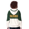 thumbnail image 2 of Women's Starter White Green Bay Packers Scrimmage Full-Zip Hoodie, 2 of 2