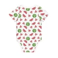 thumbnail image 2 of Rocae Hand Drawn Watermelon for Baby Climbing Clothes Soft Baby Romper for Active Infants Comfortable and Breathable Crawling Jumpsuit Unisex Baby Outfit 12 Months, 2 of 8