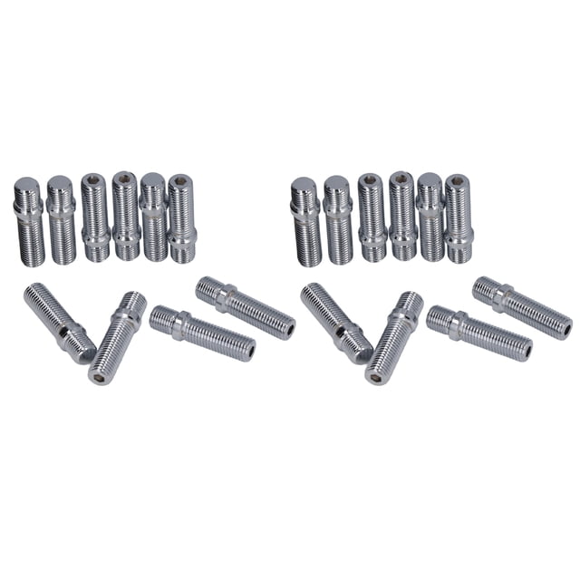 Qiilu Roues Étendues Conversion de Goujon, 20pcs Roue Conversion Goujon Longueur 33mm Tige Roue Vis Adaptateur