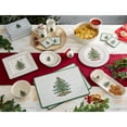 thumbnail image 5 of Spode Christmas Tree Polka Dot Tiered Chip and Dip Serving Set - 2-Piece Versatile Snack Platter for Holiday Entertaining - Stylish Polka Dots - Porcelain, Dishwasher, Microwave, Freezer Safe, 5 of 6