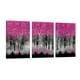 thumbnail image 1 of Cuadro Decorativo Tríptico Vertical Venado Rosa Árbol Canvas Revolution  Set De 3 Cuadros 30x45 cm, 1 of 5