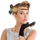 thumbnail image 4 of Diadema estilo años 20 vintage con plumas, ideal para fiestas y bodas. Disfraz para mujer., 4 of 7