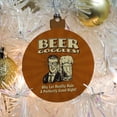 thumbnail image 5 of Beer Goggles Why Let Reality Ruin Perfectly Good Night Funny Humor Wood Christmas Tree Holiday Ornament, 5 of 7
