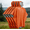 Orange, variant on Emergency Mylar Blanket - Waterproof, Wind-Resistant Outdoor Rain Cover for Camping, Emergencies,4 pack,Green color