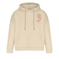 thumbnail image 4 of miqiqism Mens Hoodies Pullover Long Sleeve Casual Hooded Fashion Hoody Sweatshirts Drawstring Gym Hooded Sweater with Pockets Trendy Graphic Print Blouses,Beige,Medium, 4 of 4