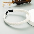 thumbnail image 1 of Diadema con cuentas tejidas a mano para el cabello Homing Hair Hoop, estilo barroco, esponja, accesorios simples para el cabello facial para mujer, 1 of 6