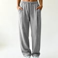 thumbnail image 5 of ClodeEU Women's Drawstring Elastic Waist Jogger Pants,Casual Loose Solid Color Pant With Pockets ,Women's Plus S, 5 of 6