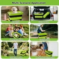 thumbnail image 3 of Collapsible Bucket 5.8 Gallon 22L with Wheels Handle Drain Plug Water Outlet and 2 Universal Connectors for Portable Pressure Washer Cordless Car Washing Camping RV Pet Bath Multi-Use, 3 of 7