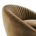 thumbnail image 4 of Whirr Tufted Performance Velvet Performance Velvet Swivel Chair, 4 of 7
