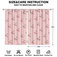 thumbnail image 2 of Nursery Curtains Boys Girls Kids Red Fruit Cherry Print Pattern Window Drapes for Living Bedroom Playroom Room Decor Rod Pocket 52x84Inch 2 Panels, 2 of 2