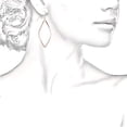 thumbnail image 3 of Geometric Hoop Threader Earrings for Women - Hypoallergenic Lightweight 1 pair, 3 of 4