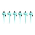 thumbnail image 1 of Auto Drip Irrigation System with Slow Release Switch Control Valves Self Water Spike Waterer Tools Adjustable Garden Sprinkler Blue 6pcs, 1 of 7