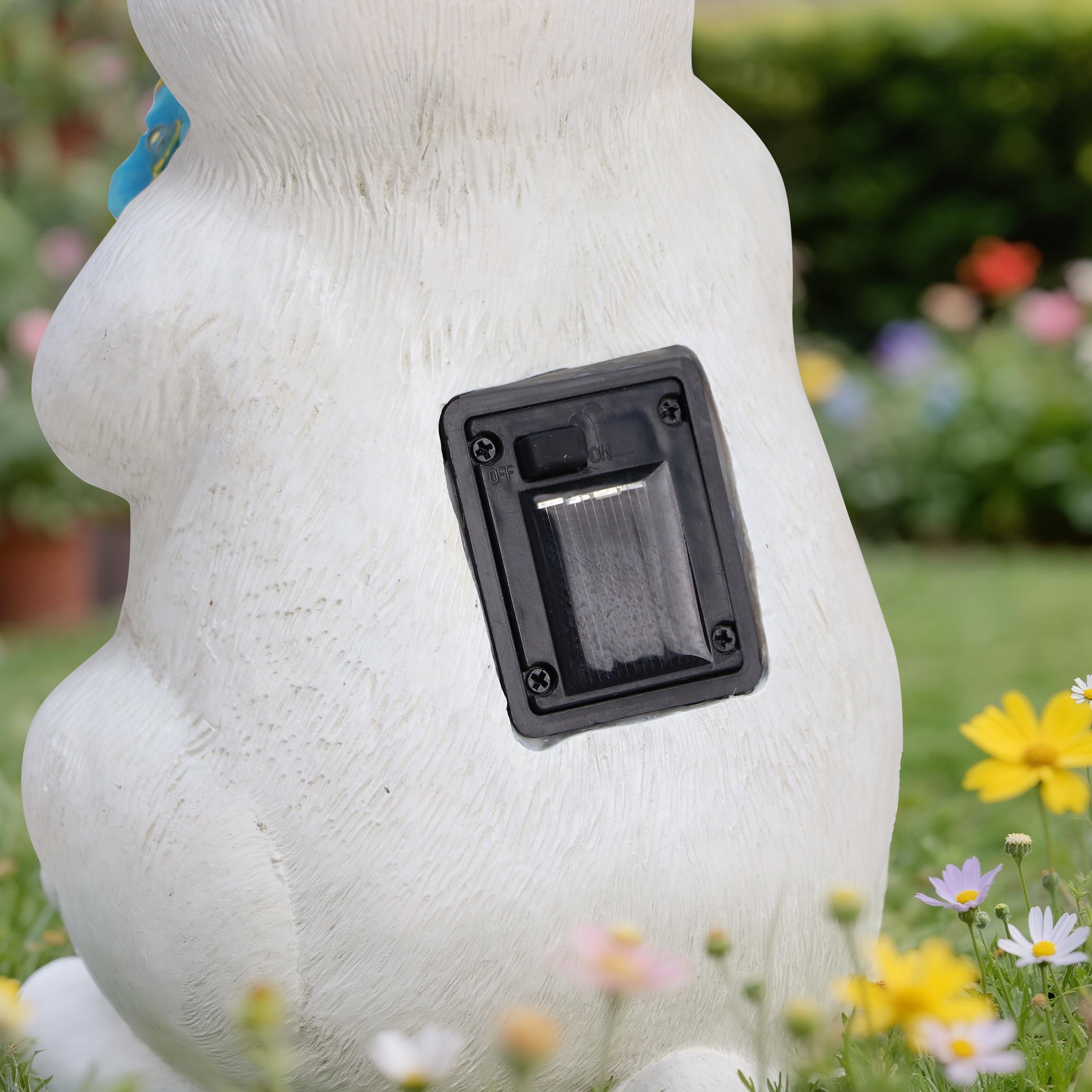Mainstays Solar Bunny Garden Statue