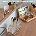 thumbnail image 2 of Rollerball Perfume Organizer, 24 Spaces Clear Acrylic Perfume Storage Holder Beauty Scent Holder,Makeup Lipgloss Lipstick Display Case, 2 of 8