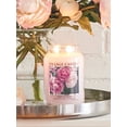 thumbnail image 3 of Village Candle Fresh Cut Peony, Large Glass Apothecary Jar Scented Candle, 21.25 Ounces, Pink, 3 of 3