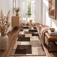 thumbnail image 4 of ZENELESS 2x8 Washable Runner Rug for Hallways, Ultra Soft Floor Mat with Non Slip Backing, Indoor Low Pile Carpet for Kitchen Bathroom Entryway, Dark Brown, 4 of 8