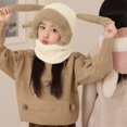 thumbnail image 4 of CPNG Baby Winter Hat Balaclava Scarf Caps Toddler Infant Cute Rabbit Ears Chunky Warm Face Mask Neck Warmer Cold Weather Ski Gear for Kids Boys Girls, 4 of 5