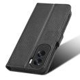 thumbnail image 5 of Funda con tapa tipo billetera para Honor 90 Lite 5G /X50i 5G, cuero PU, textura de diamante, soporte a prueba de golpes, 5 of 5