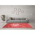 thumbnail image 3 of Ahgly Company Indoor Square Abstract Red Contemporary Area Rugs, 8' Square, 3 of 4