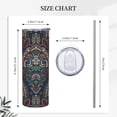 thumbnail image 5 of Paisley 20oz Stainless Steel Tumbler with Lid & Straw - Double-Walled Insulated Travel Mug for Coffee, Tea, Water, Wine - Perfect Gift for Women, 5 of 6