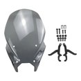 thumbnail image 3 of Parabrisas de motocicleta, pantalla para parabrisas, componente de conducción cómoda, repuesto, reparación Gris, 3 of 8