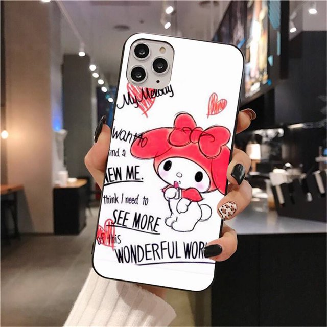 Funda de teléfono Hello Kitty kuromi my melody para iphone 14 13 12 11 Pro Mini XS Max 8 7 Plus X SE 2020 XR xuanjing unisex