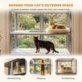 thumbnail image 4 of PawHut Catio Outdoor Cat Enclosure Window Box 51.2"L, Grey, 4 of 10