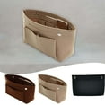 thumbnail image 4 of Felt Cosmetic Bag Multifunctional Snap Button Storage Large Capacity Felt Bag, 4 of 4