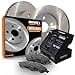 thumbnail image 3 of Brake X Rear Brake Pads and Rotors Kit replacement for 2018 Buick LaCrosse | NYX OE+ Rotors and Alpha Ceramic Brake Pads, 3 of 4
