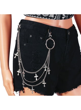 ZPAQI Jeans Chains Wallet Chain Pocket Chain Belt Chains for Jeans Trousers  and Skirt 