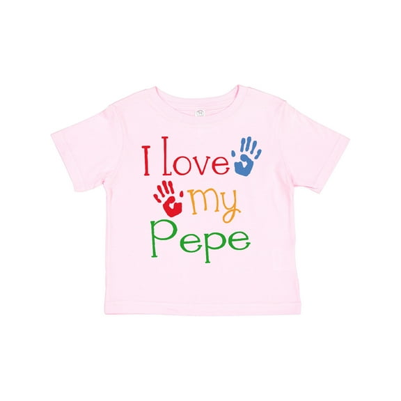 Inktastic Pepe Grandkids Handprints Boys or Girls Toddler T-Shirt