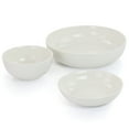 thumbnail image 3 of Elama Iris 32 Piece Porcelain Dinnerware Set with 2 Serving Bowls in White, 3 of 3