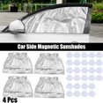 thumbnail image 2 of Unique Bargains Black Car Window Shades for Side Windows Automotive Rear Window Shade Keep Privacy 70x52cm 4pcs, 2 of 7