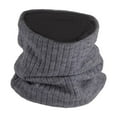 thumbnail image 3 of GUOOL Cache-Cou Cache-Cou d'Hiver Foulards Ronds Antipoussière Doublés en Molleton pour la Course Froid Gris Foncé, 3 of 9