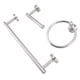 thumbnail image 4 of Accesorios De Baño, Juego De Accesorios De Baño De Apariencia Cepillada Mano De Obra Fina Fácil De Instalar Para Cuarto De Baño Crtynell Cocina, Decoración y Otros, 4 of 5