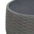 thumbnail image 4 of DecMode 14", 15" Grey Ceramic Contemporary Planter, 2 - Pieces, 4 of 6