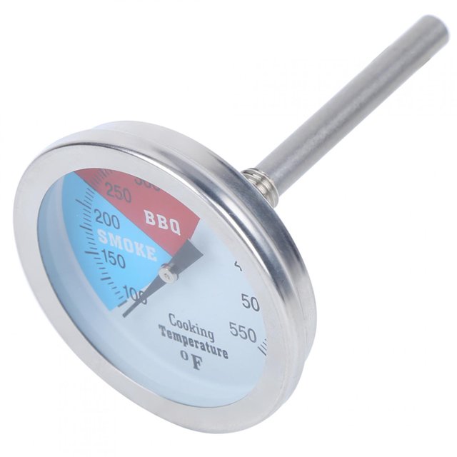 Utensilios de cocina, termómetro de acero inoxidable para horno de barbacoa, termómetro de cocina, diseño aerodinámico