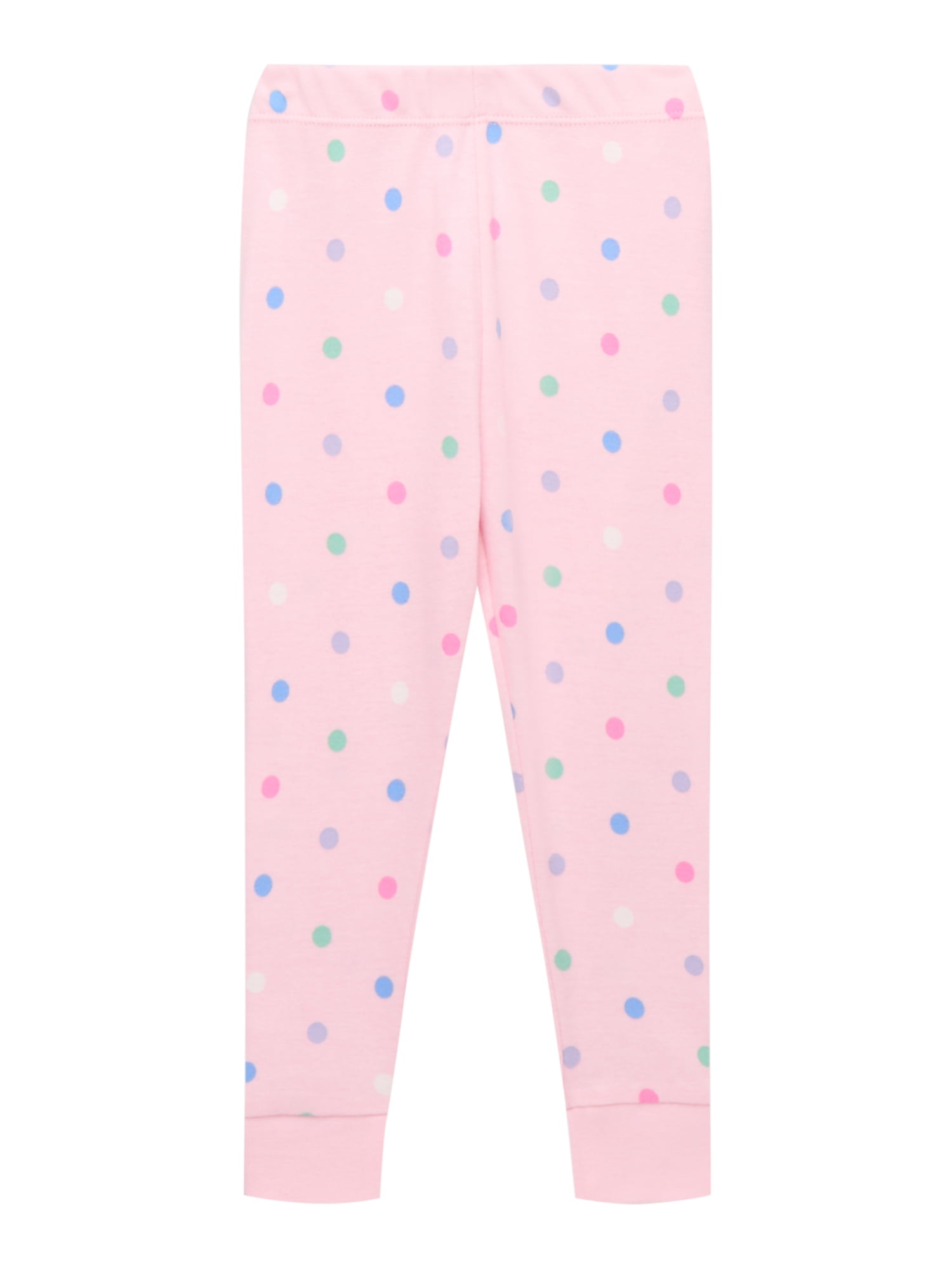 Wonder Nation Toddler Cotton Long Sleeve Tee and Pants Pajama 3-Pack Set, 6-Piece, Sizes 12M-5T